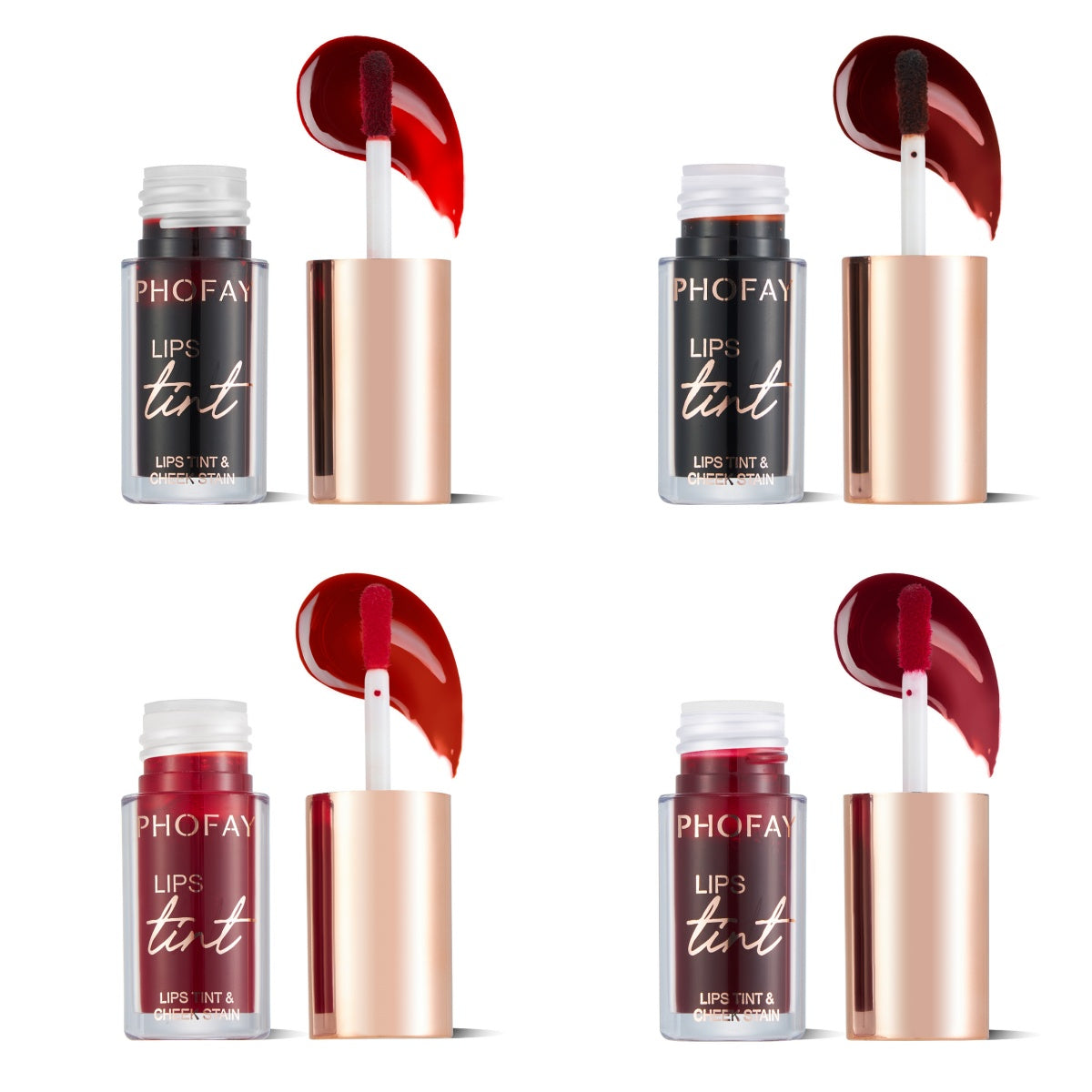 PHOFAY Lip Tint - Long-Lasting Lightweight Stain for Natural Color