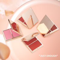 PHOFAY Double-Take Cream & Powder Blush Duo - 2-in-1 Blush Palette