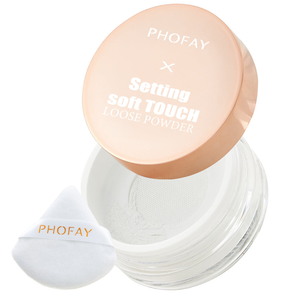 PHOFAY Setting Soft Touch Loose Powder - Silky Translucent Setting Powder