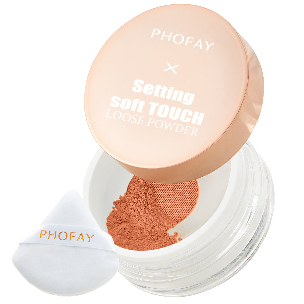PHOFAY Setting Soft Touch Loose Powder - Silky Translucent Setting Powder