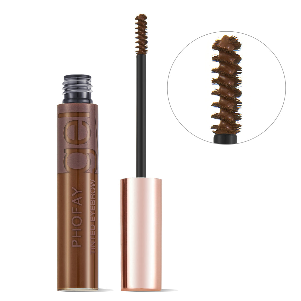 PHOFAY Tinted Eyebrow Gel - Long-Lasting Waterproof Brow Gel
