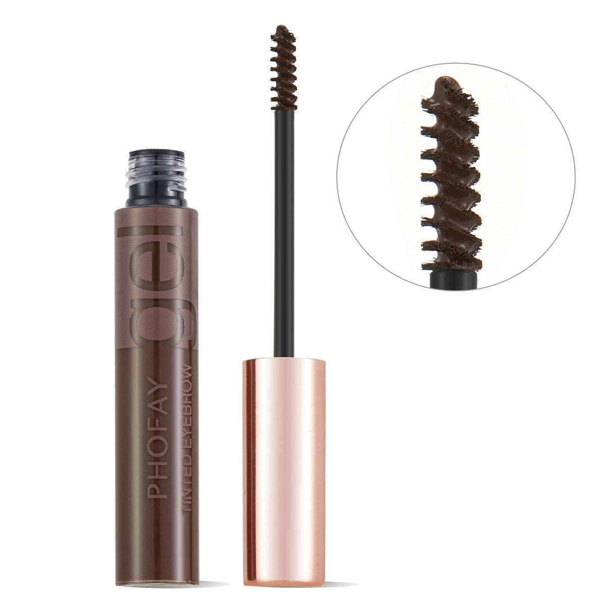 PHOFAY Tinted Eyebrow Gel - Long-Lasting Waterproof Brow Gel