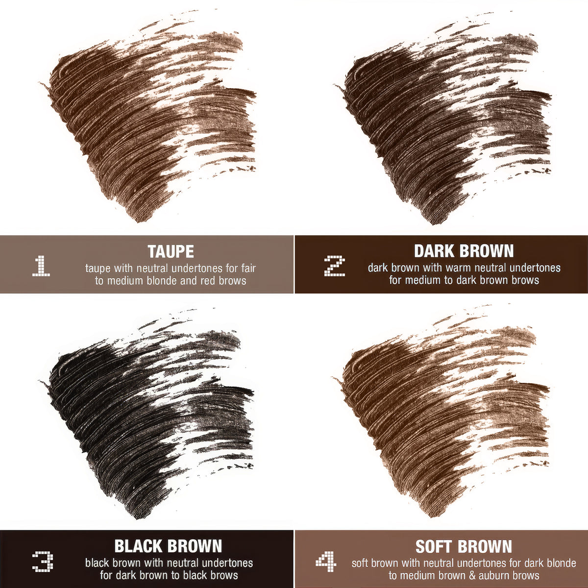 PHOFAY Tinted Eyebrow Gel - Long-Lasting Waterproof Brow Gel