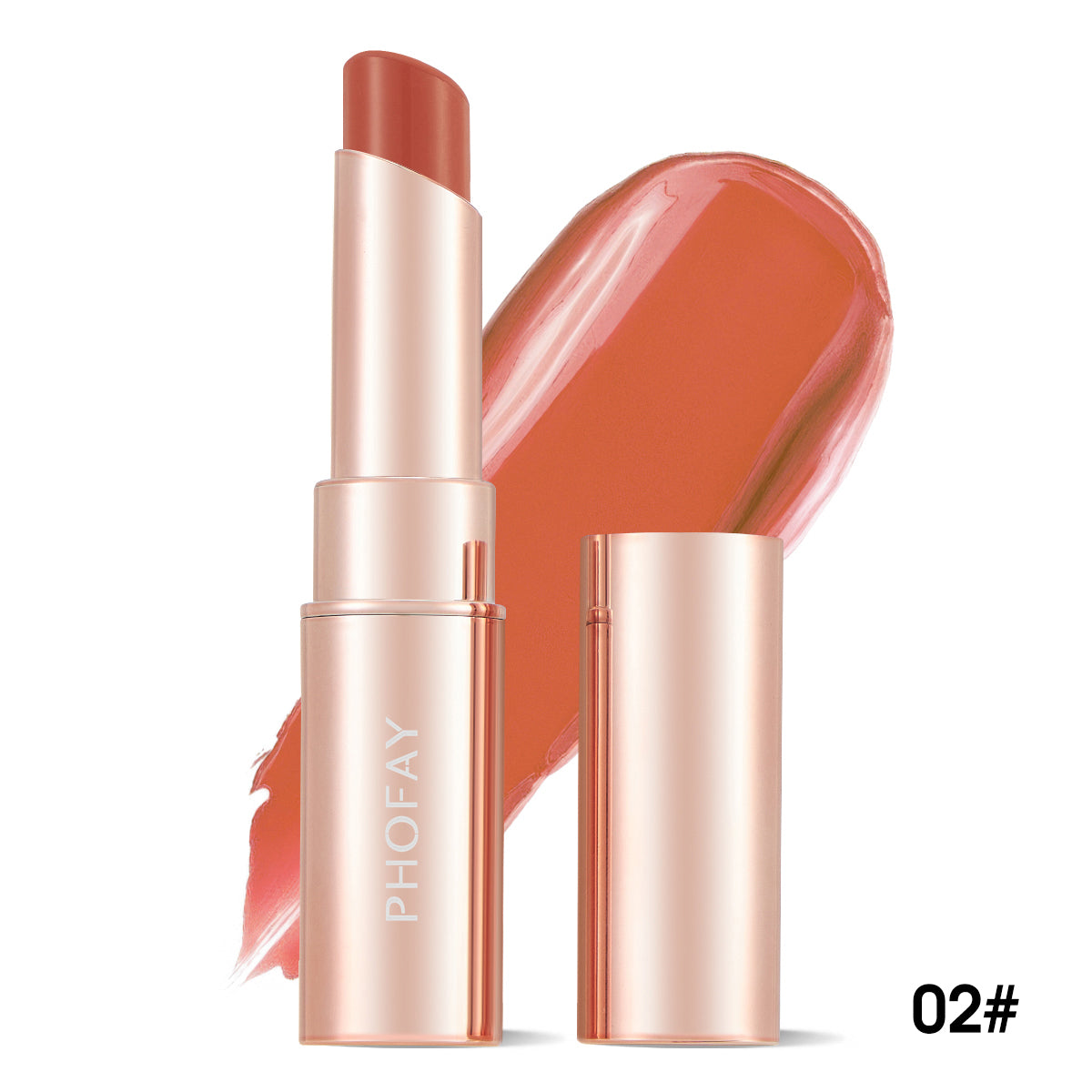 PHOFAY Moisturizing Lipstick - Hydrating Long-Lasting Creamy Lip Color