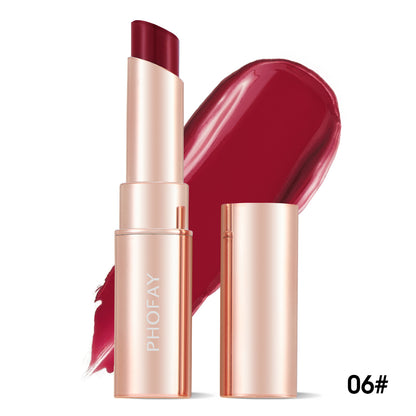 PHOFAY Moisturizing Lipstick - Hydrating Long-Lasting Creamy Lip Color
