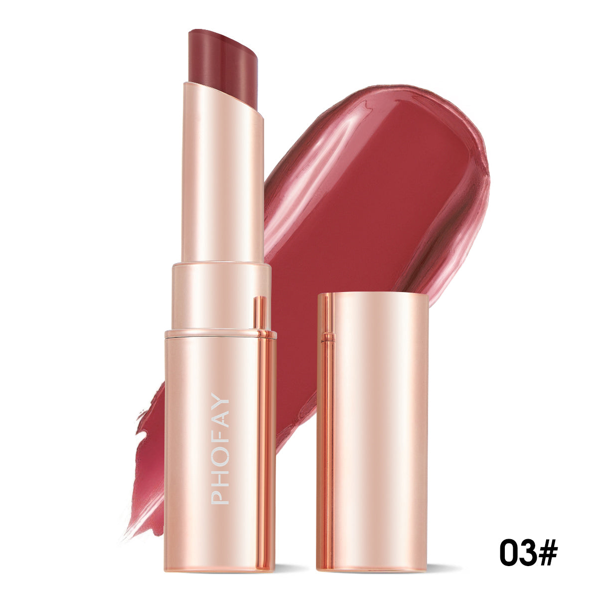 PHOFAY Moisturizing Lipstick - Hydrating Long-Lasting Creamy Lip Color