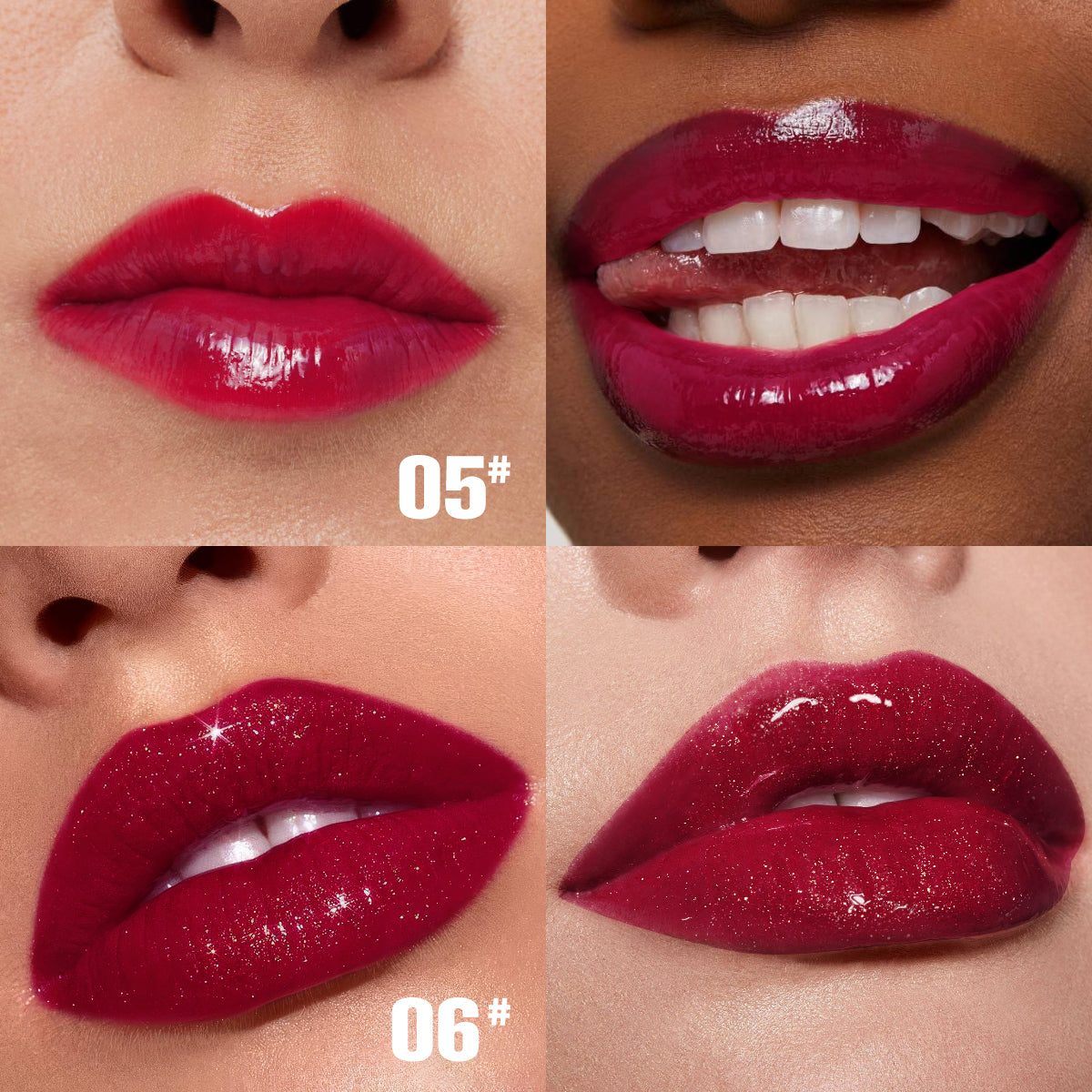 PHOFAY Rose Blooming Hydrating Lip Gloss - Moisturizing High-Shine Lip Color