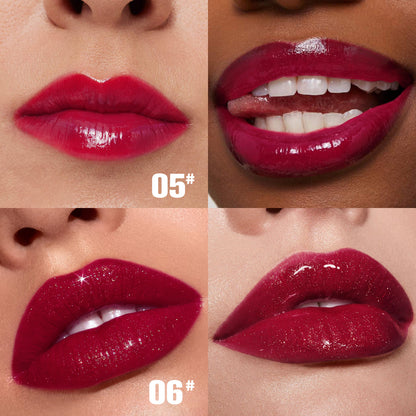 PHOFAY Rose Blooming Hydrating Lip Gloss - Moisturizing High-Shine Lip Color