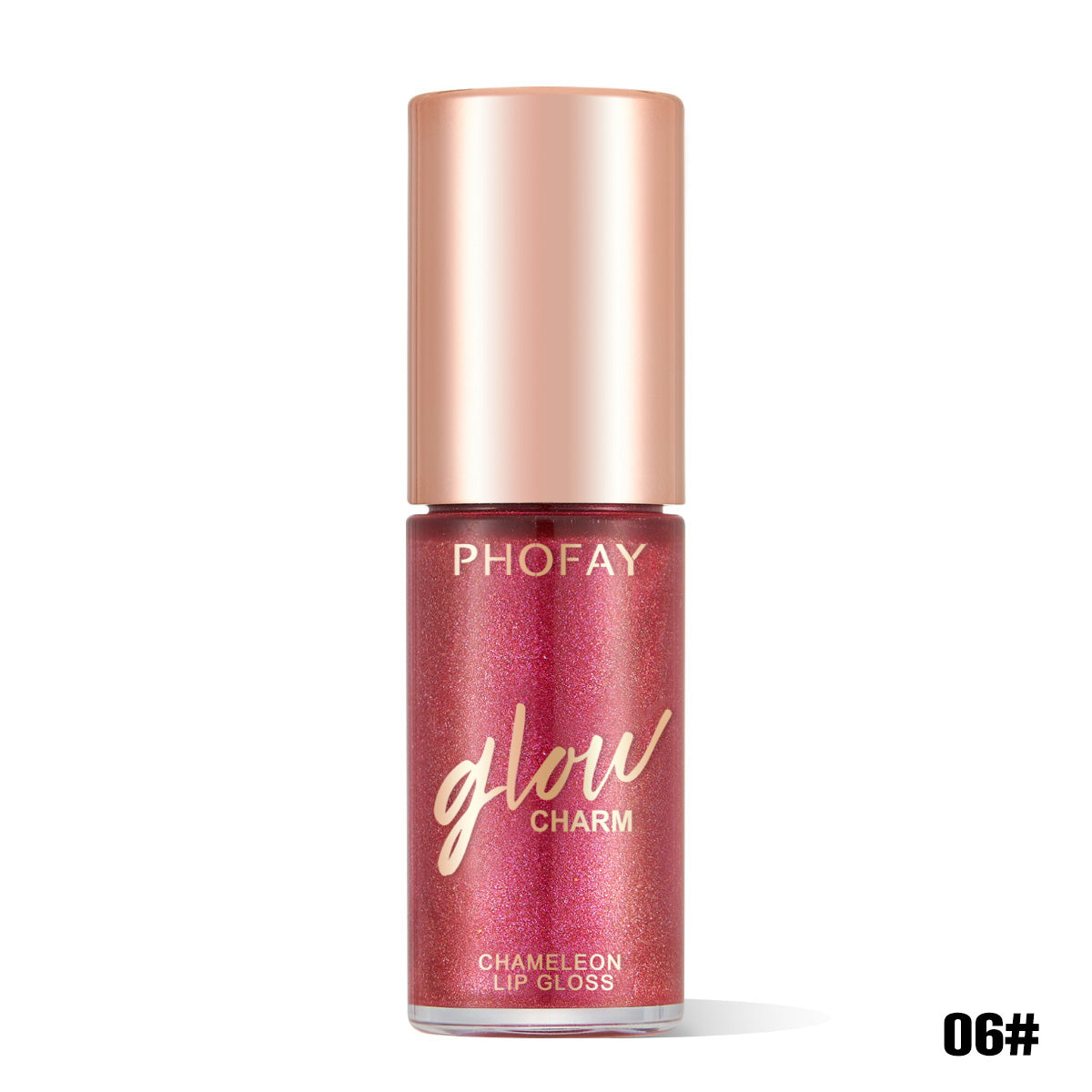 PHOFAY Moisturizing Shimmer Lip Gloss - Hydrating High-Shine Lip Color