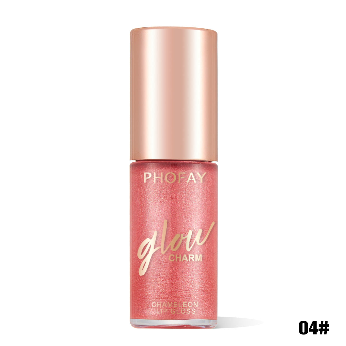 PHOFAY Moisturizing Shimmer Lip Gloss - Hydrating High-Shine Lip Color