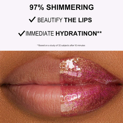PHOFAY Moisturizing Shimmer Lip Gloss - Hydrating High-Shine Lip Color