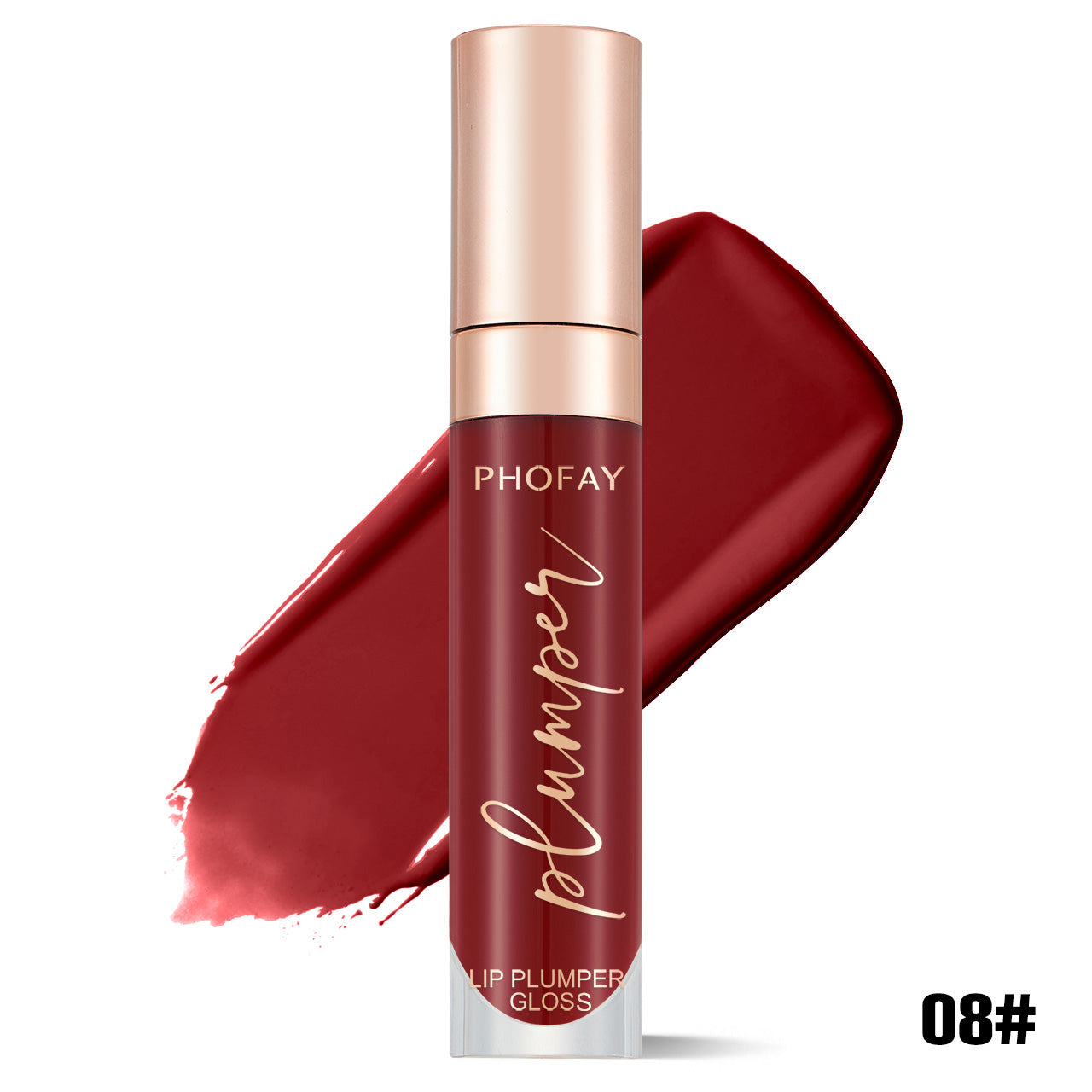 PHOFAY Shiny Lip Plumper Gloss - Volumizing High-Shine Lip Gloss