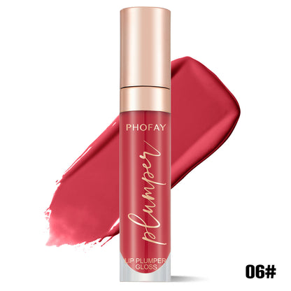 PHOFAY Shiny Lip Plumper Gloss - Volumizing High-Shine Lip Gloss