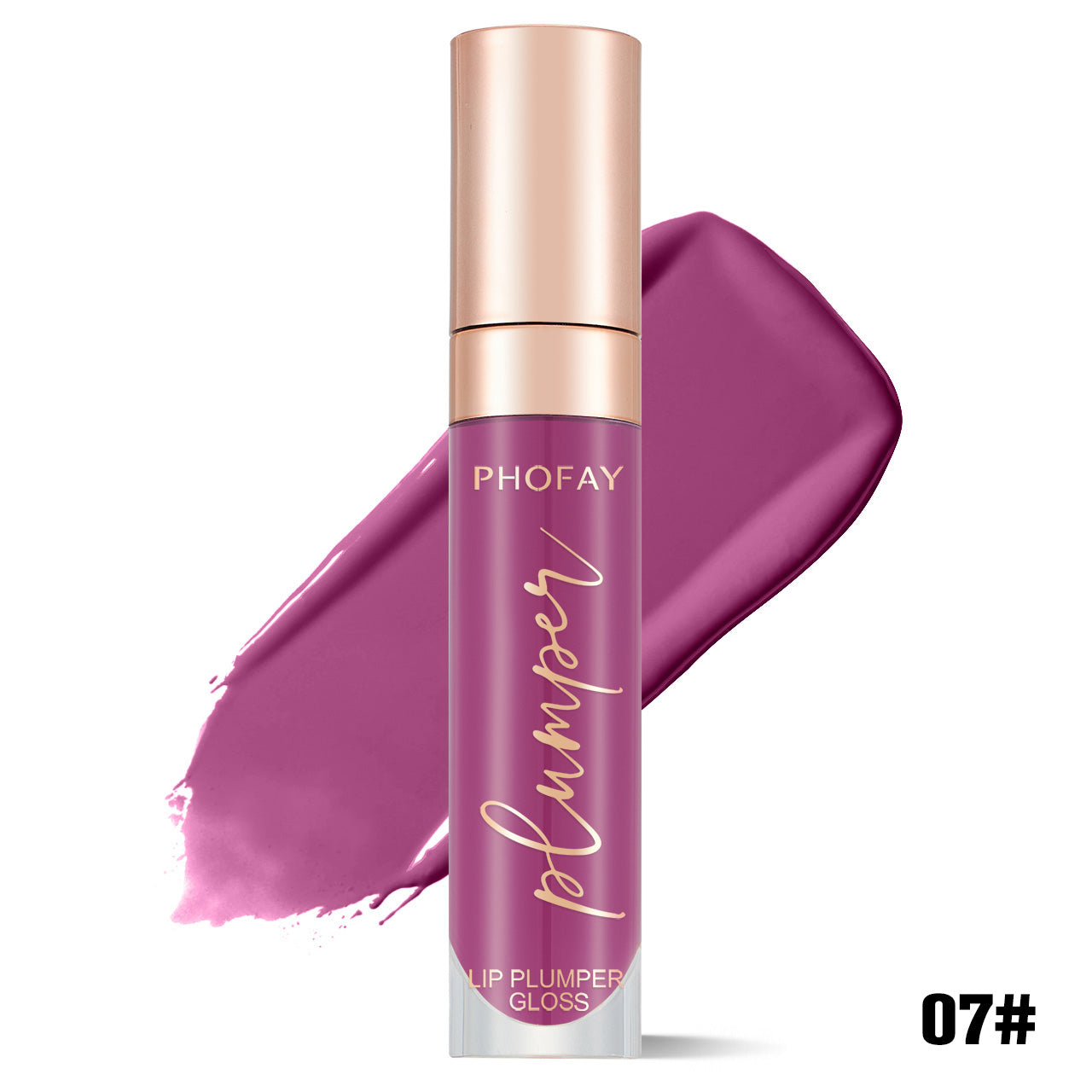 PHOFAY Shiny Lip Plumper Gloss - Volumizing High-Shine Lip Gloss