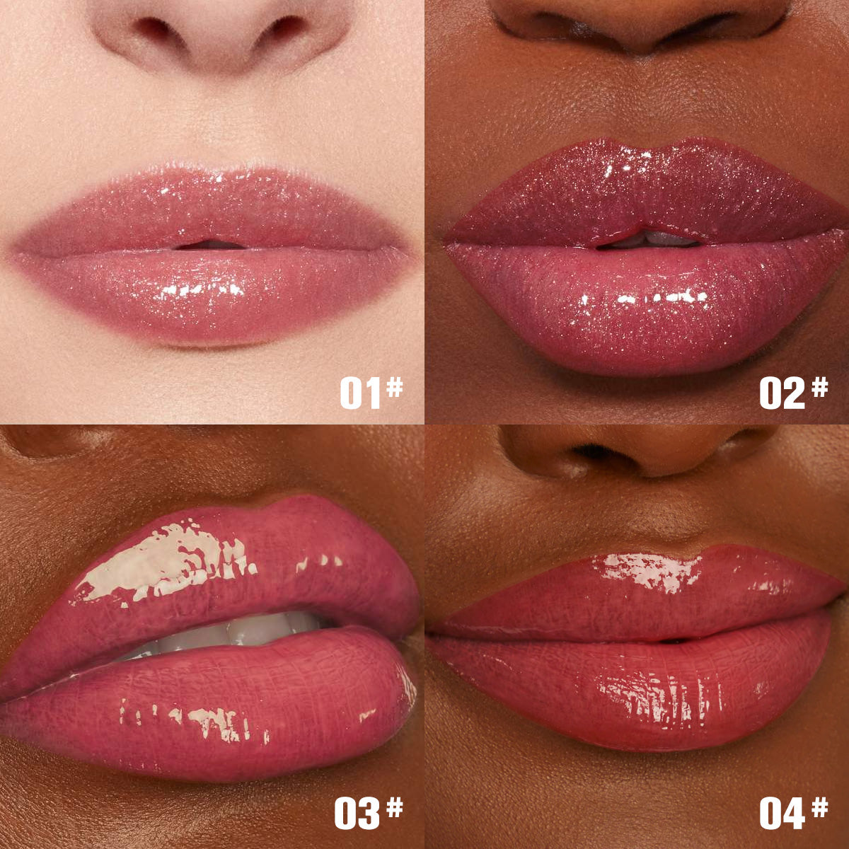 PHOFAY Shiny Lip Plumper Gloss - Volumizing High-Shine Lip Gloss