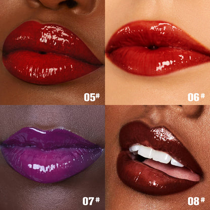 PHOFAY Shiny Lip Plumper Gloss - Volumizing High-Shine Lip Gloss