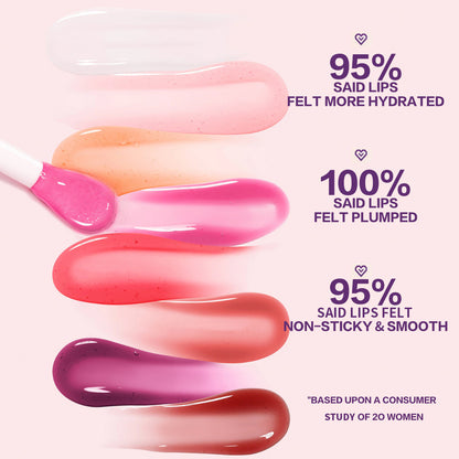 PHOFAY Juicy Lip Oil Set - Hydrating Glossy Lip Oil Collection