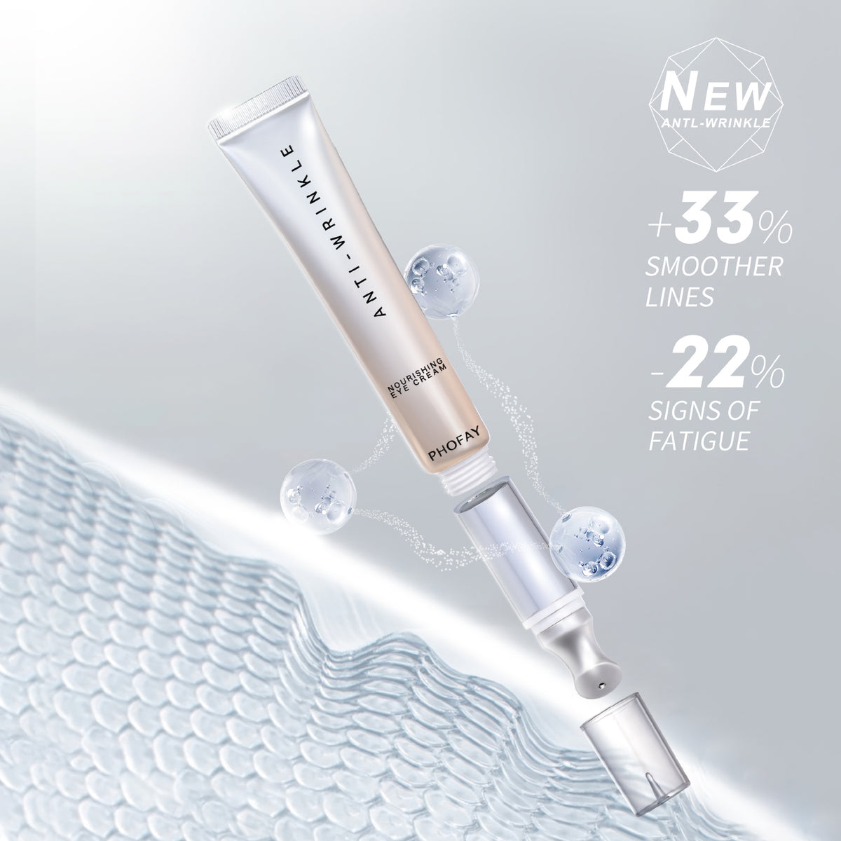 PHOFAY Anti-Wrinkle Moisturizing Eye Cream - Hydrating Under Eye Treatment