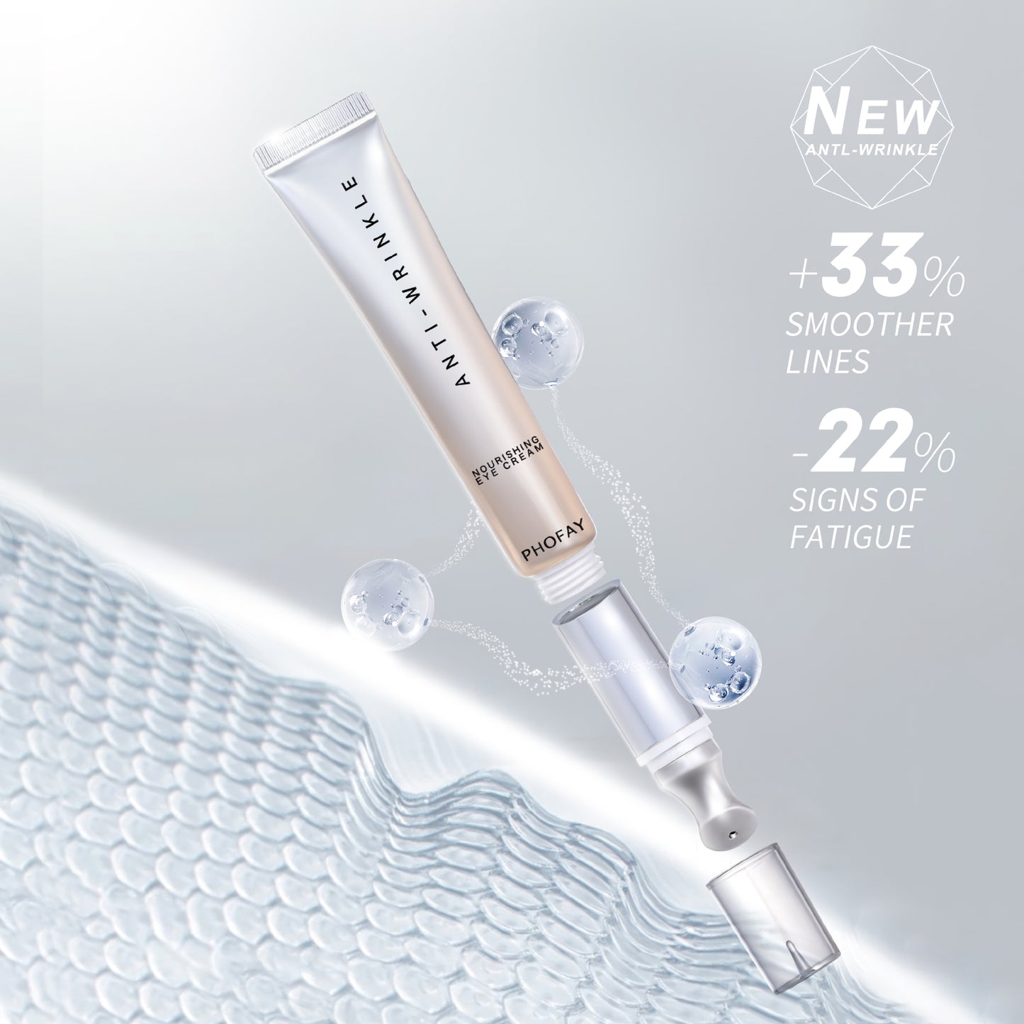 PHOFAY Anti-Wrinkle Moisturizing Eye Cream - Hydrating Under Eye Treatment