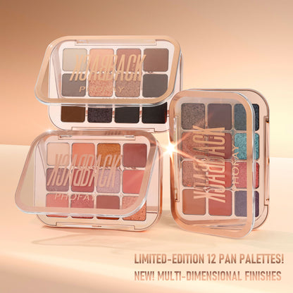 PHOFAY 12 Color Eyeshadow Palette - Highly Pigmented Matte & Shimmer Makeup