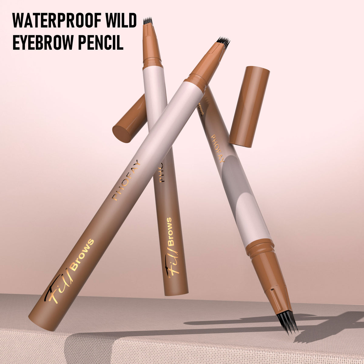 PHOFAY Waterproof Eyebrow Pencil - Long-Lasting Smudge-Proof Brow Definer