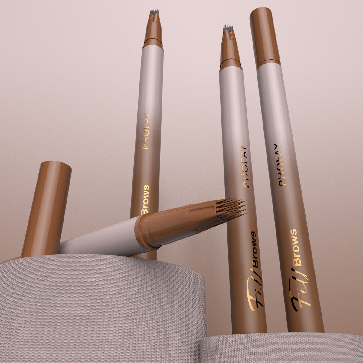 PHOFAY Waterproof Eyebrow Pencil - Long-Lasting Smudge-Proof Brow Definer