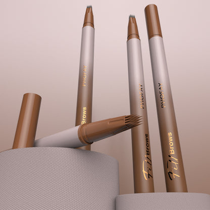 PHOFAY Waterproof Eyebrow Pencil - Long-Lasting Smudge-Proof Brow Definer