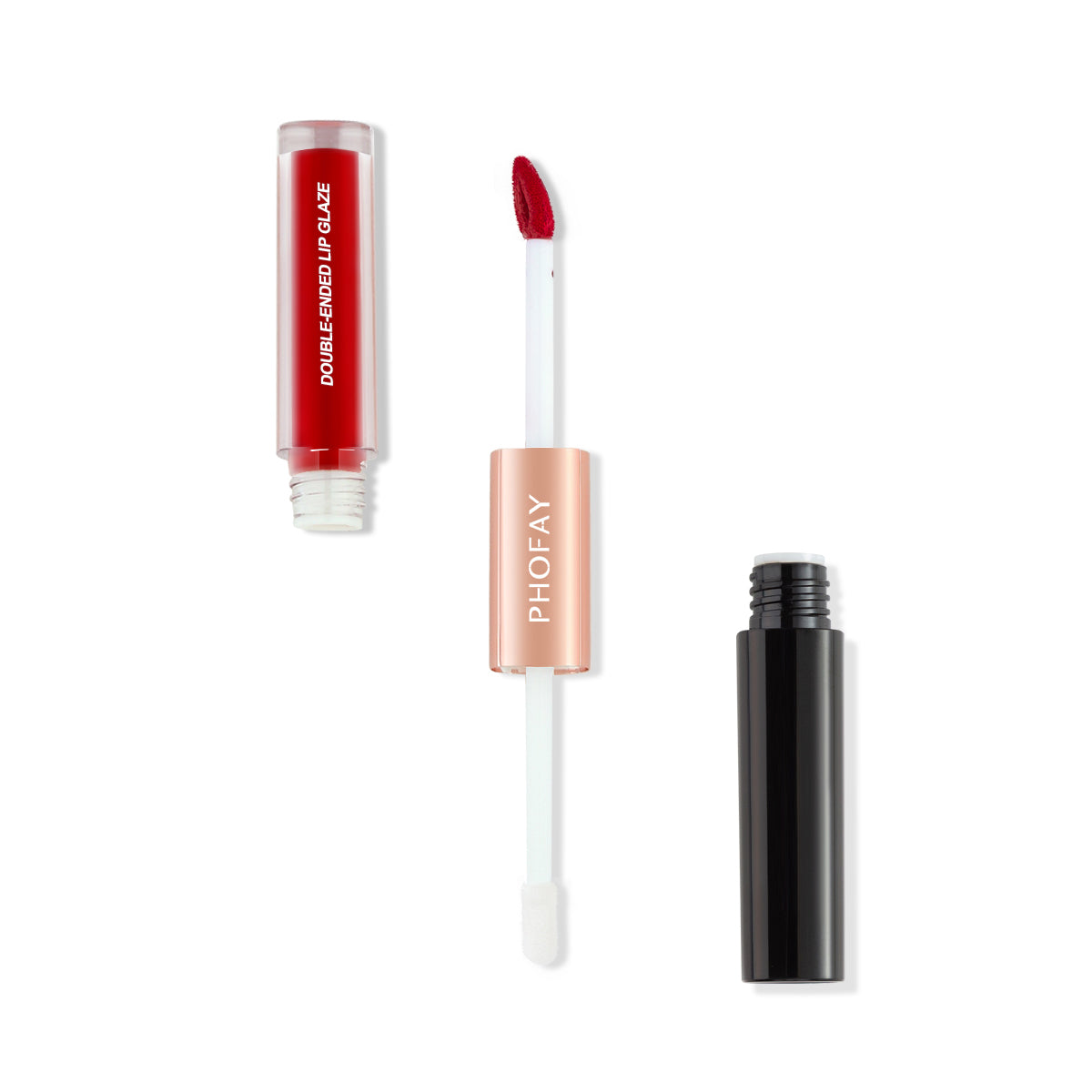 Double Head Non-Stick Lip Gloss - Long-Lasting 2-in-1 Lip Color