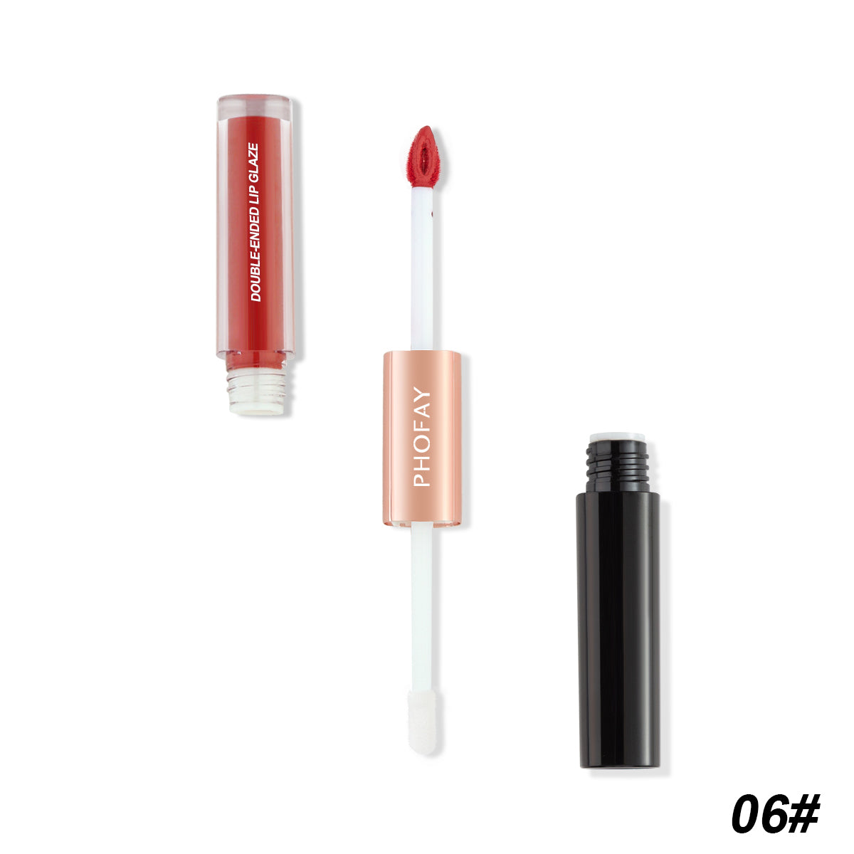 Double Head Non-Stick Lip Gloss - Long-Lasting 2-in-1 Lip Color