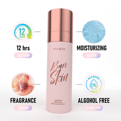 PHOFAY Moisturizing Setting Spray - Long-Lasting Makeup Finishing Spray