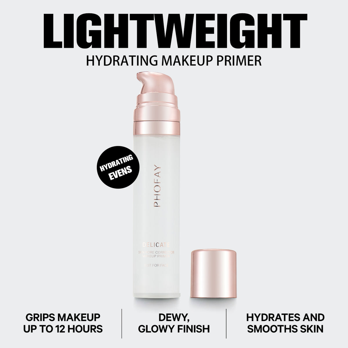 PHOFAY Hydrating Makeup Primer - Moisturizing Face Primer for Flawless Makeup