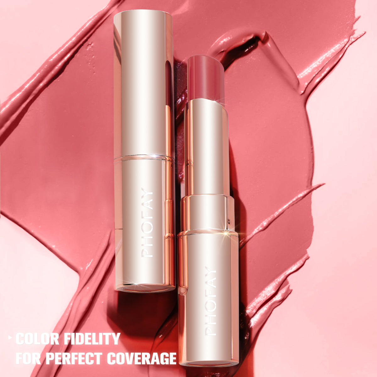PHOFAY Moisturizing Lipstick - Hydrating Long-Lasting Creamy Lip Color