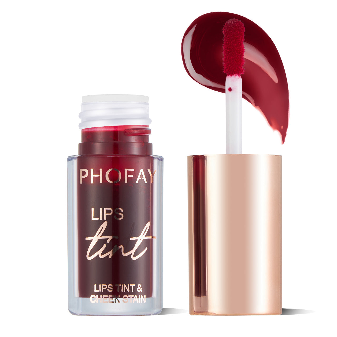 PHOFAY Lip Tint - Long-Lasting Lightweight Stain for Natural Color